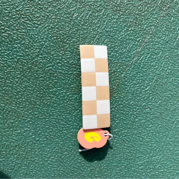 CHUNKS Checkered Hair Barrette NWT - Picture 3 of 3